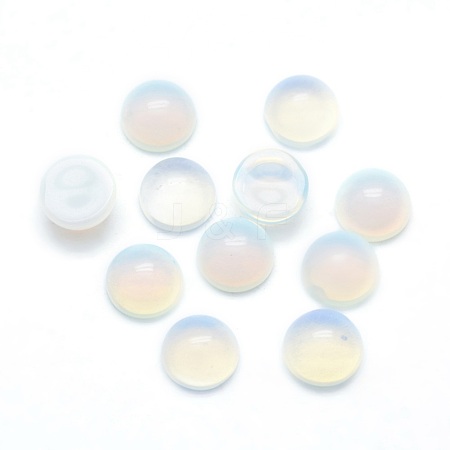 Opalite Cabochons G-P393-R10-6mm-1