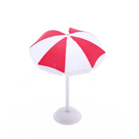 Plastic Sun Umbrella Miniature Ornaments PW-WGBB9DA-02-1