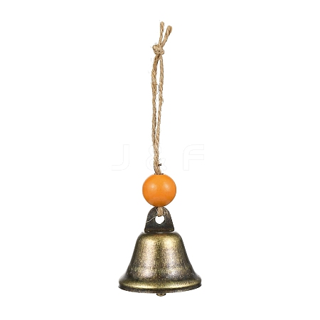 Iron Bell Hanging Ornaments HJEW-JM02446-1