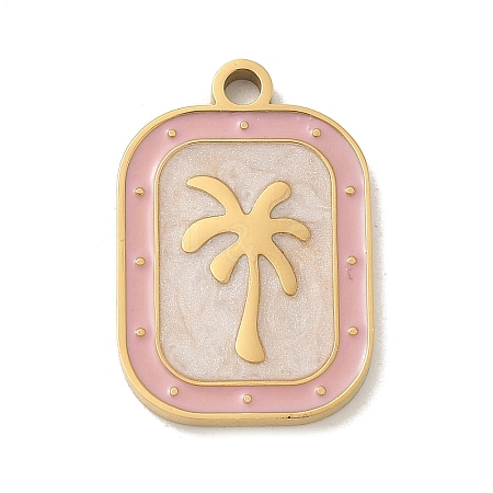 304 Stainless Steel Enamel Pendants X-STAS-I322-83G-A-1