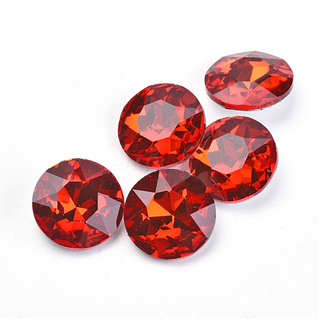 Pointed Back Glass Rhinestone Cabochons RGLA-T029-8mm-05-1