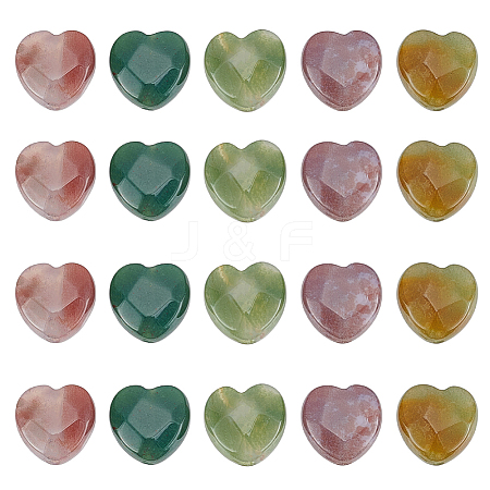 Natural Indian Agate Beads Strands G-WH0030-54D-1