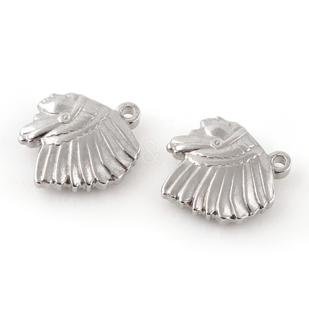 Tarnish Resistant 201 Stainless Steel Pendants X-STAS-Q195-117-1