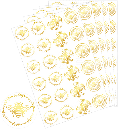 Gold Foil Self-adhesive Stickers DIY-WH20001-13G-1