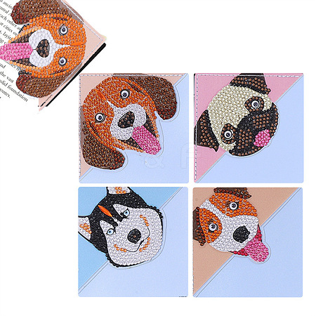 DIY Dog Bookmark Diamond Painting Kit PW-WG0A0C7-01-1