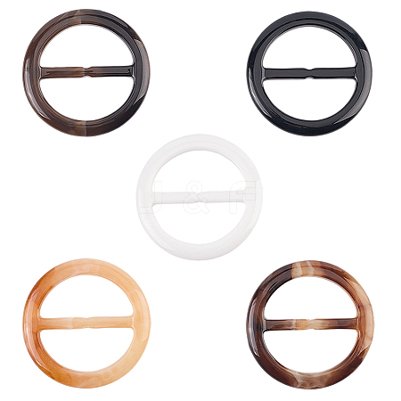 20Pcs Resin Tri-Glide Adjuster Buckles FIND-GF0008-12F-1