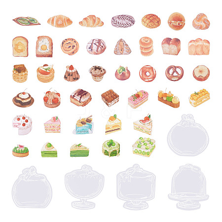 3Sets 3 Styles PET Waterproof Decorative Stickers DIY-TA0010-64B-1