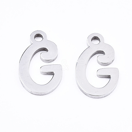 201 Stainless Steel Charms X-STAS-T044-217P-G-1