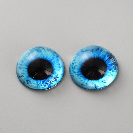 Glass Cat Eye Decorative Eye Piece DIY-WH0110-26A-1