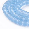 Opaque Solid Color Glass Beads Strands GLAA-A036-I21-3
