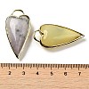 Natural Grey Opal Pendants G-K347-01G-09-3