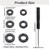 18Pcs 3 Styles Alloy Grommet Eyelet Findings FIND-CL0002-21B-2