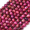 Grade B Natural Tiger Eye Beads Strands G-F591-18-8mm-05-01-2