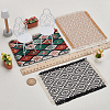 3Pcs 3 Colors Polyester Display Decorations DIY-FG0008-08-4
