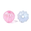 Luminous UV Plating Opaque Acrylic Beads OACR-Q204-15-3