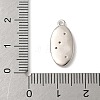 Brass Micro Pave Cubic Zirconia Pendants KK-H521-04B-P-3