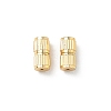 Brass Screw Clasps KK-Z136-44B-G-1