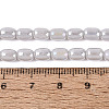 Electroplate Opaque Glass Beads Strands EGLA-Q132-03A-C01-4