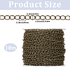 10M Brass Twisted Chains CHC-SP0001-11-2