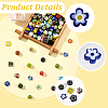 180Pcs 6 Styles Handmade Millefiori Glass Bead Strands LAMP-LT0001-07-4