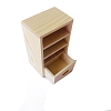 Mini Dollhouse Wood Bookcase Home Decoration PW-WG9B67F-01-3