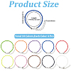 40Pcs 10 Colors Braided Waxed Cord Bracelets for Men Women BJEW-SC0001-71-2