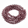 Bicone Glass Beads Strands EGLA-P016-4mm-03-2