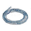 Natural Devil Blue Aquamarine Beads Strands G-NH0072-A01-01-4