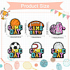 12Pcs 6 Styles Silicone Beads SIL-CJ0003-12-2