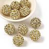 Brass Rhinestone Beads RSB082-NFG-1