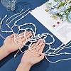 1Pc Plastic Beads Hair Chain Hat for Bridal OHAR-GF0001-52B-3