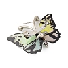 Butterfly Transparent Resin Brooch LS-JEWB-M047-01G-2