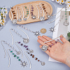 15Pcs 5 Color Sun Alloy Bookmark AJEW-FH00050-3