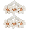 Fibre Flower Curtain Tiebacks AJEW-WH20022-50A-01-1