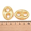 Brass Oval Links Connector Charms KK-H292-47G-02-3