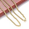 304 Stainless Steel Necklaces NJEW-E080-08G-3