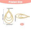 120Pcs Alloy Pendants FIND-CA0010-58-2