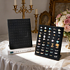 50-Slot Velvet with Sponge L Shaped Stud Earring Display Stands EDIS-WH0011-08B-4