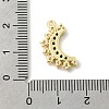 Brass Micro Pave Cubic Zirconia Pendants KK-F929-09G-3