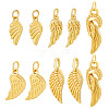 10Pcs 5 Styles Brass Pendants & Charms KK-PH0013-89-1