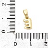 Brass Letter Charms KK-G554-22G-E-3