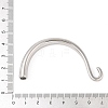 Non-Tarnish 304 Stainless Steel Hook and S-Hook Clasps STAS-U006-01A-P-3