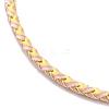 Polyester Cord Braided Bracelet Makings MAK-Z003-01P-26-2