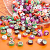 SUNNYCLUE 200Pcs Halloween/Christmas Theme Handmade Polymer Clay Beads CLAY-SC0001-44-4