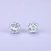 Printed Round Silicone Focal Beads SI-JX0056A-89-1