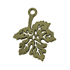 Autumn Theme Tibetan Style Alloy Pendants TIBEP-Q064-20AB-NR-1