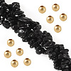 1 Strand Natural Obsidian Chip Beads Strands G-TAD0001-04-1