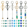  DIY Beadable Keychain Making Kit DIY-TA0006-01-10