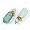 Faceted Natural Fluorite Pendants G-T131-15F-3