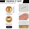 6000Pcs Brass Crimp Beads KK-PA0001-14G-2
